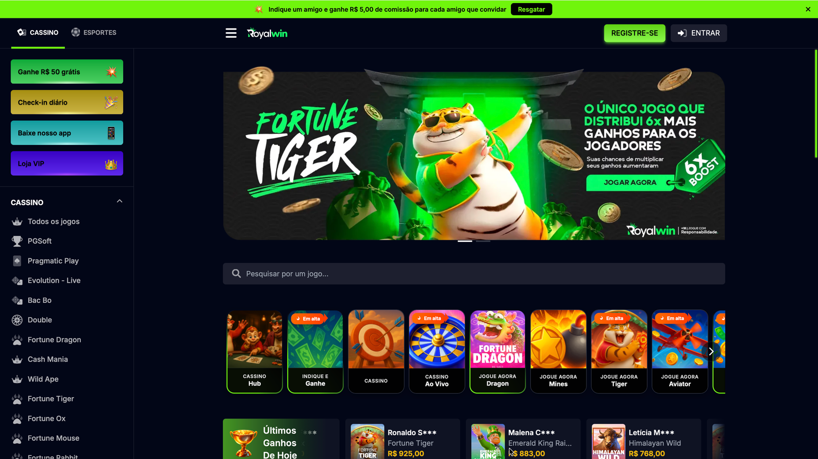 Cassino + Sportsbook